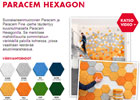 Paracem Hexagon - Leikkii väreillä ja muodolla.