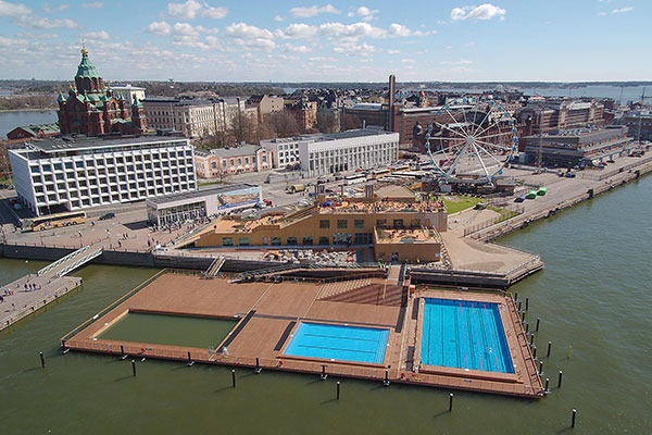 Allas Sea Pool, Helsingin kauppatori