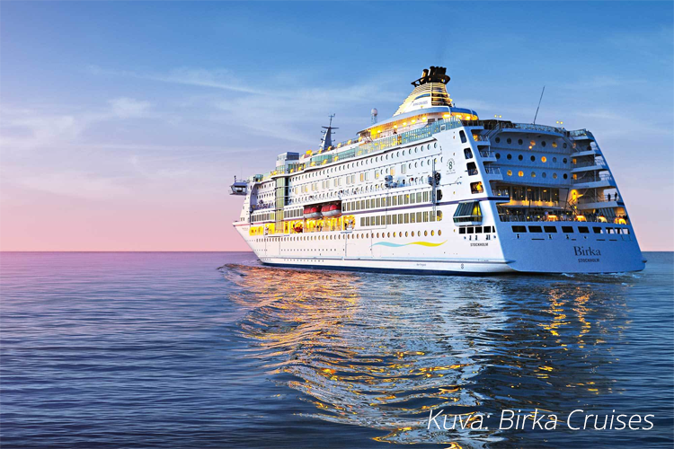 Birka Cruises laivan vihersisustus