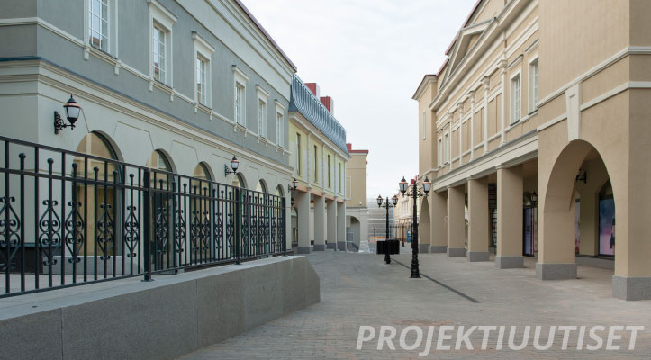 Kauppakeskus Zsar Outlet Villagen 1. vaihe