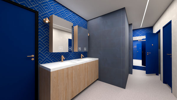 Novosan WC-suunnittelun 3D-mallinnukset