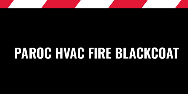 PAROC Hvac Fire BlackCoat iv-kanavien paloeristeet