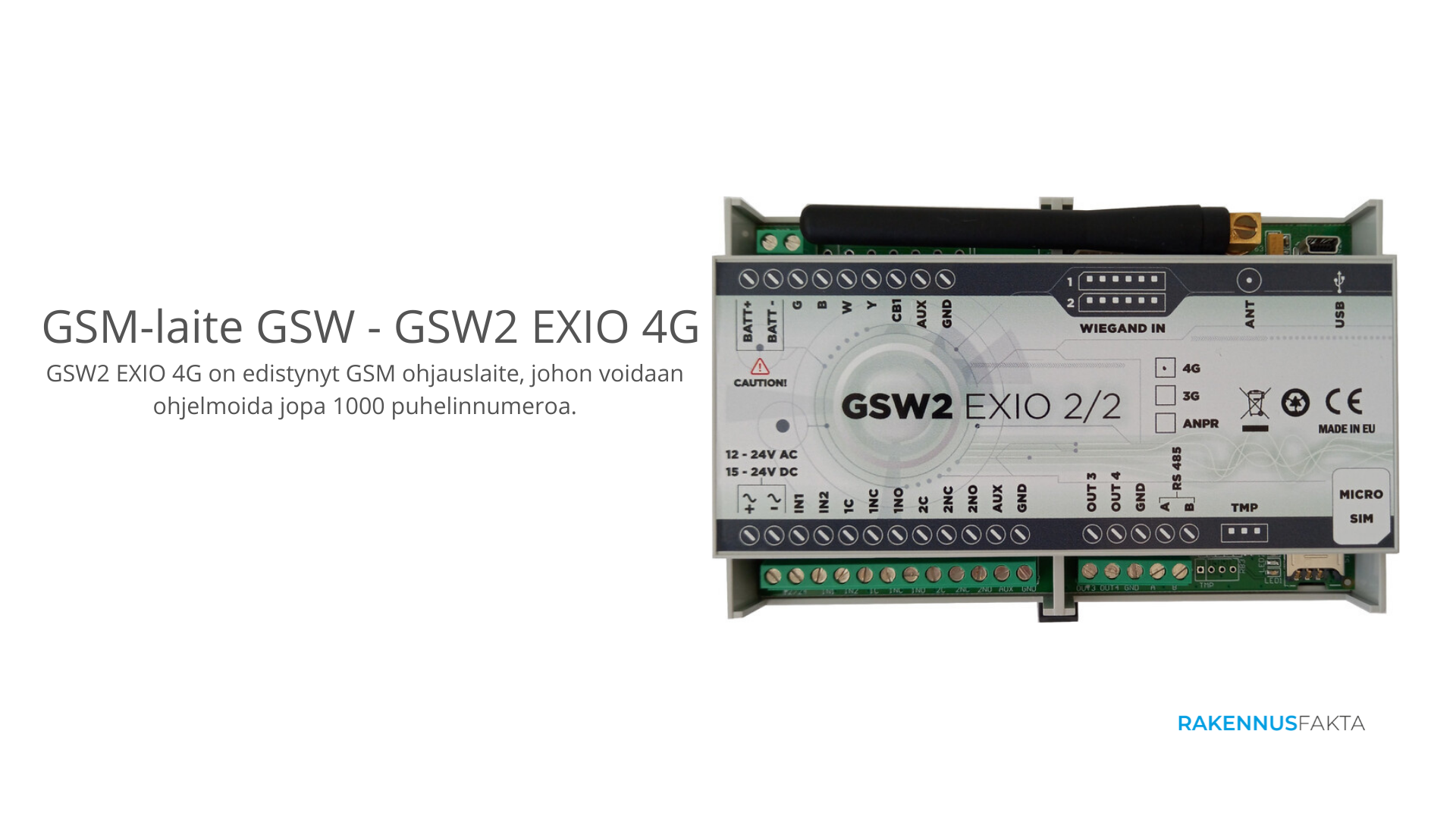 Suositut ja luotettavat SOLO-GSM ovipuhelimet ja GSM–porttiohjaimet nyt 4G versioina!