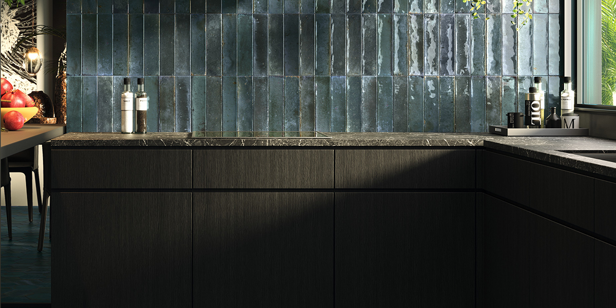 Kiiltävä seinälaatta Hope – elävä pinta, joka reagoi valoon.