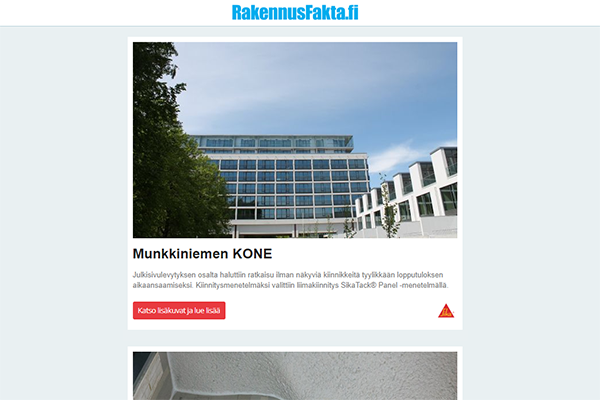 RakennusFakta.fi referenssit | Munkkiniemen KONE | Töölön pysäköintihalli | Hotel Indigo | Winled-areena | Raaseporin kaupungintalo
