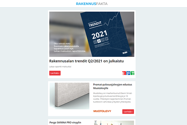 Rakennusalan Trendit Q2/2021 | Sisustuksen uutuustuotteet | Jätevesiratkaisut haja-asutusalueille | Lattiapinnoitteet