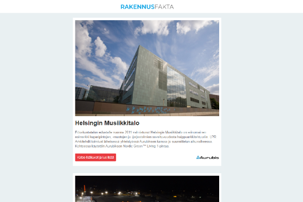 RakennusFakta.fi referenssit | Rovaniemen Minimani | Helsingin Musiikkitalo | Viikinmäen korttelitalo | As Oy Helsingin Puosu | Lastensairaala