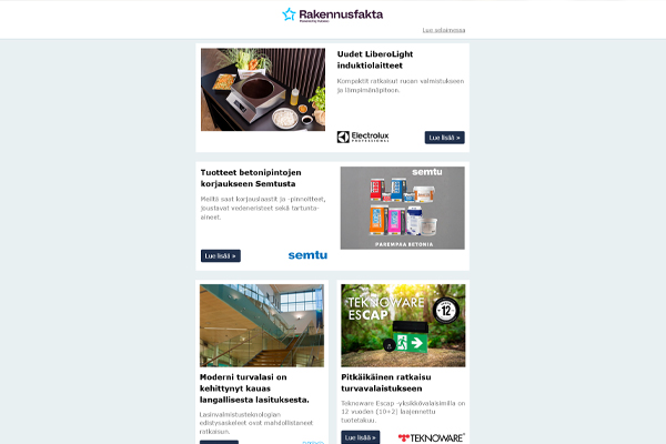 Uudet LiberoLight induktiolaitteet | Betonipintojen korjaus | Moderni turvalasi | Turvavalaistus | Miten vähentää vedenkulutusta asumisessa? |