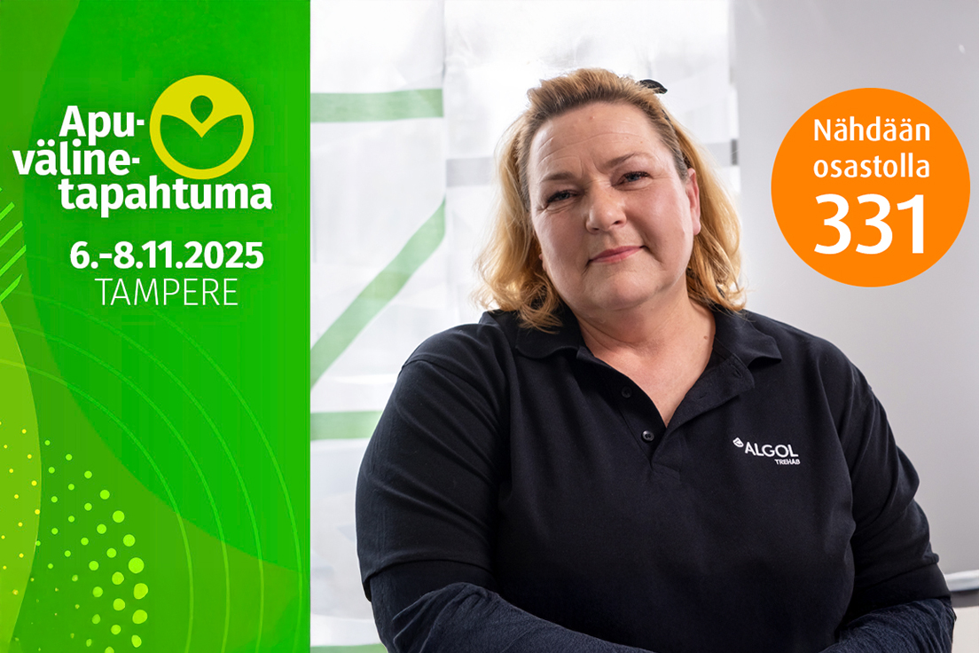 Algol Trehab Apuväline 2025 -tapahtumassa 6.–8.11.