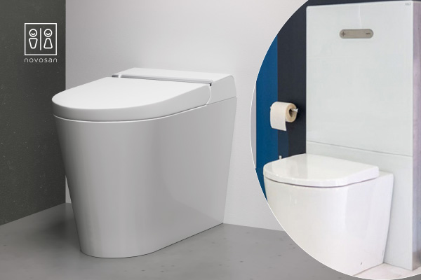 Älykäs WC-istuin. Älykäs asennus.