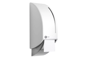 BlackSatino-WC-paperi­annostelija järjestelmä­rullille, valkoinen