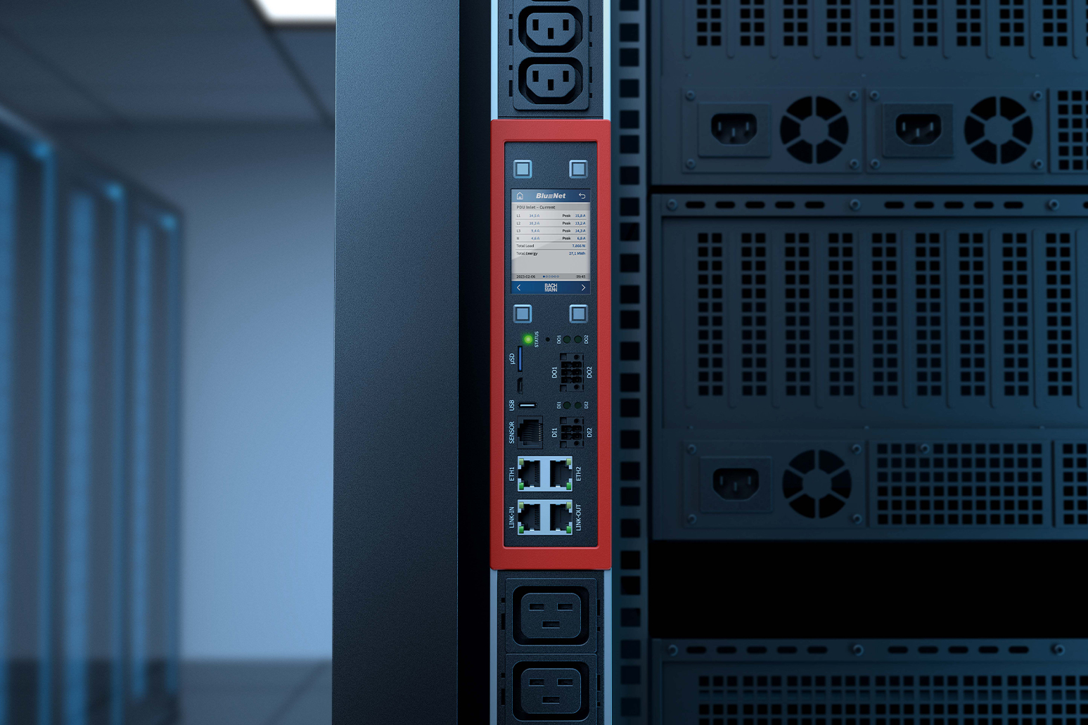 Bachmann 19” PDU  IT-pistorasiapaneelit