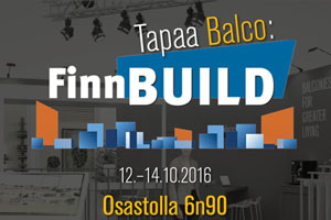 Balco FinnBUILD 2016 messuilla