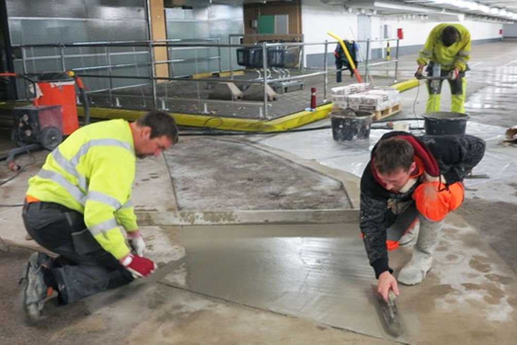 Betoninkorjauslaastin valinta