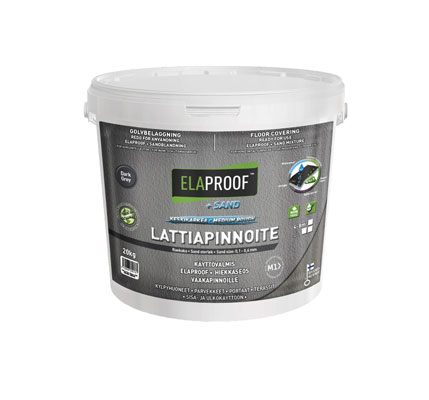 ElaProof+SAND lattiapinnoite