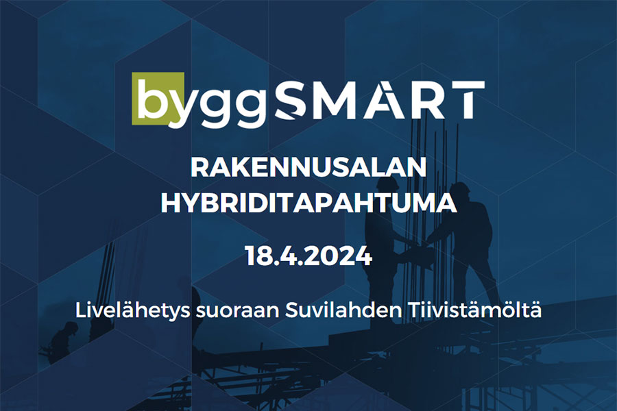 ByggSMART-hybridi­tapahtuma lähestyy!