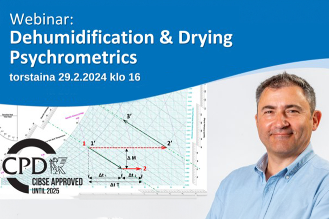 Condair-webinaari ilmankuivaus & psykrometria