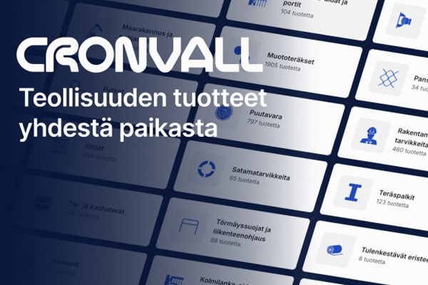 Cronvall: rakennustuotteet yhdestä paikasta