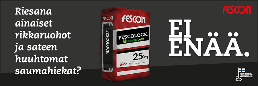 FescoLock - uusi itsekorjautuva saumaushiekka