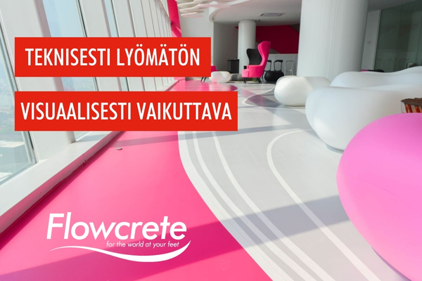 Flowcrete – Tehokkaat, tyylikkäät ja kestävät ratkaisut liiketilojen lattioihin