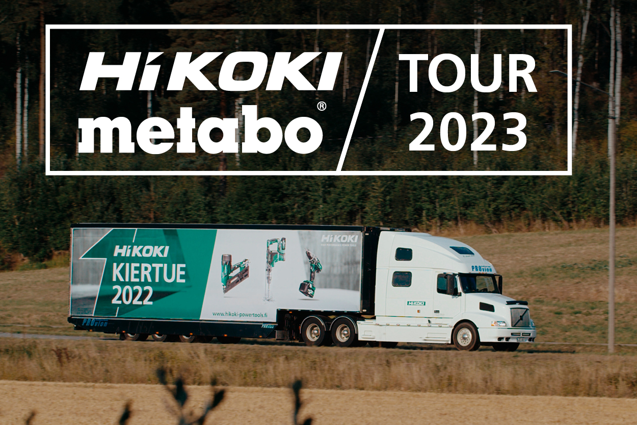 HiKOKI / Metabo TOUR 2023 -konekiertue saapuu syksyllä!