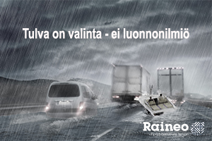 Hulevedet haltuun Raineolla  - Tulva on valinta ei luonnonilmiö