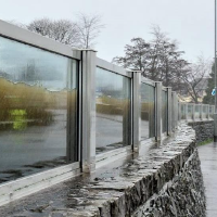 IBS Flood protection - demountable system in Grein