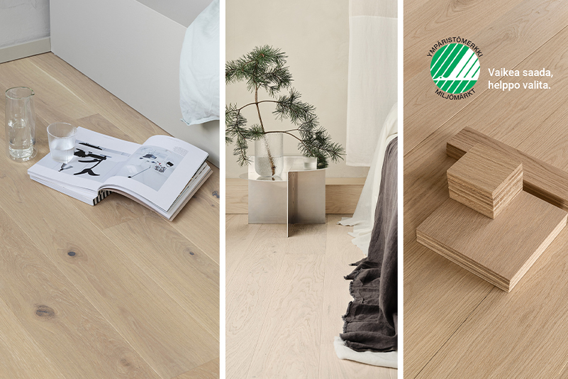 Joutsenmerkityt parketit Tarkettilta