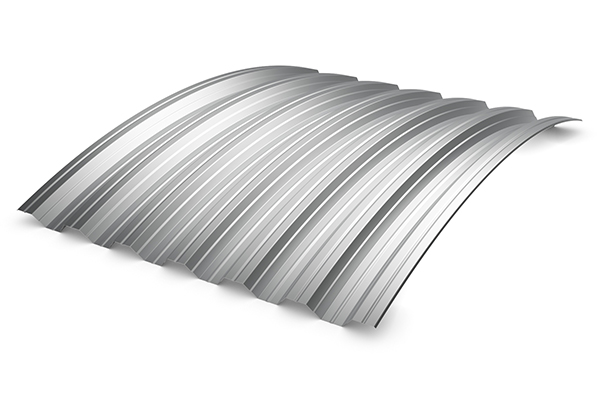 Kaarevat poimulevyt tuovat muotoa ja kestävyyttä