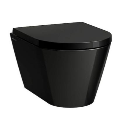 Kartell by Laufen WC-istuin, kiiltävä musta