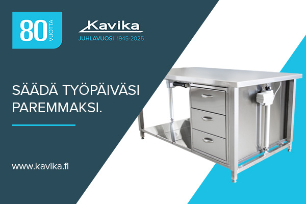 Korkeussäädettävä pöytä tukee työhyvinvointia