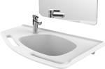 Korpisen esteettömien kylpyhuoneiden uutuusmallistossa korostuu käytettävyys ja design