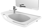 Korpisen esteettömien kylpyhuoneiden uutuusmallistossa korostuu käytettävyys ja design