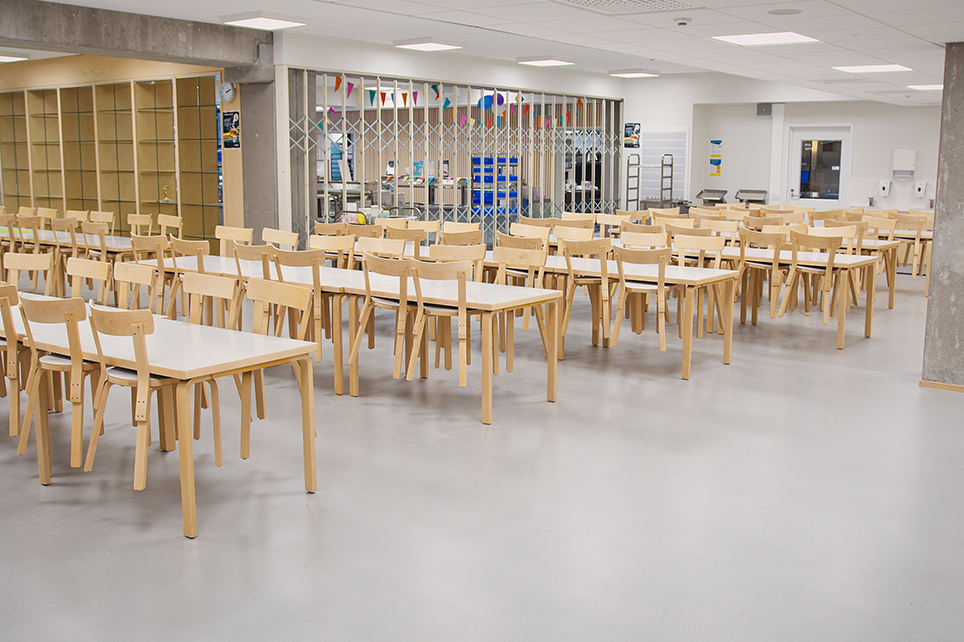 Koulujen ja päiväkotien lattiatuotevalikoima on laajentunut