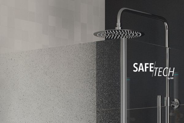 Maailman turvallisin suihkulasi – Safetech by INR