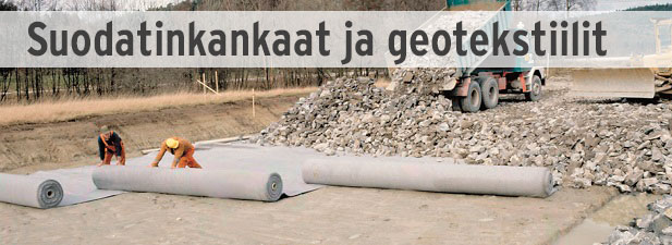 Suodatinkankaat ja geotekstiilit