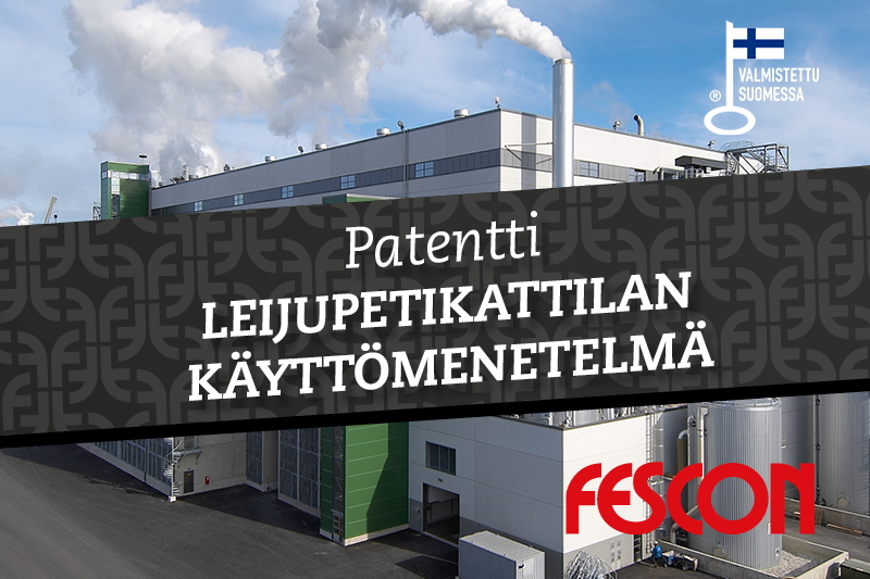 Merkittävä kiertotalousloikka Fesconille sekä Suomen energiateollisuudelle - leijupetikattilan käyttömenetelmä patentoitiin