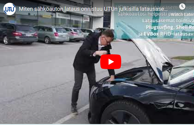 Miten sähköauton lataus onnistuu UTUn julkisilla latausasemilla? - EVBox Charge ohje