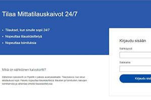 Mittatilauskaivojen tilaus