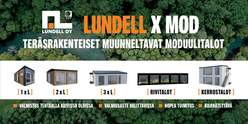 Moduulirakentaminen ja Lundell XMOD