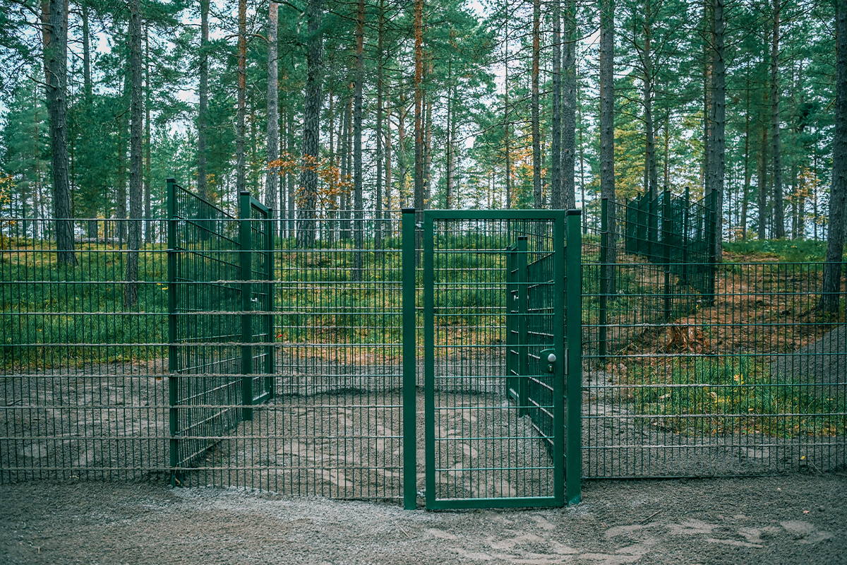 Näyttävä aitaratkaisu Tammisaareen