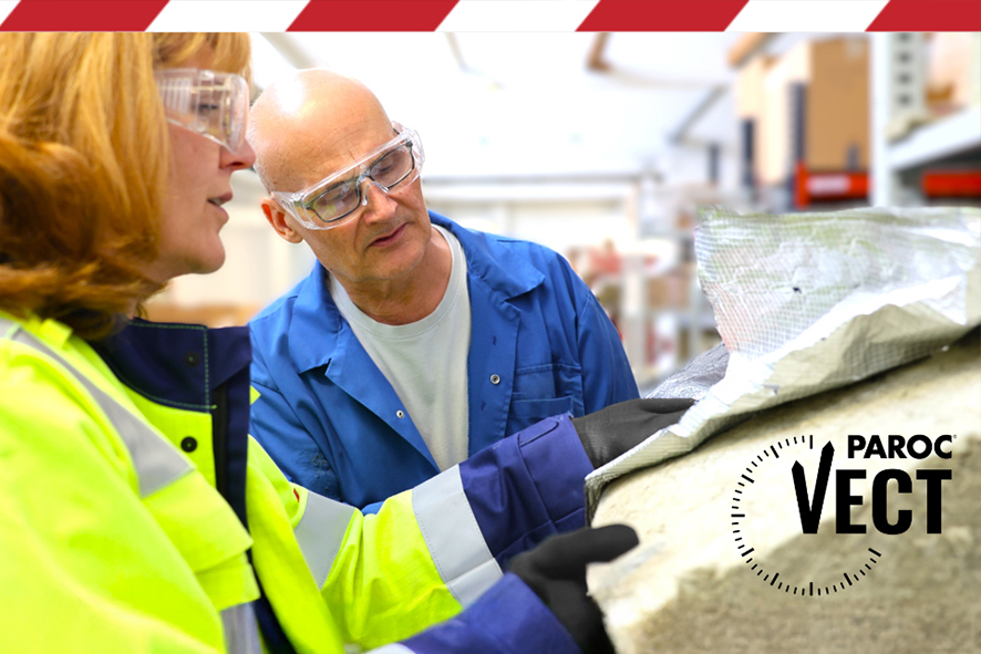 PAROC® Vect –paloeristeet edistävät ilmanvaihtokanavien palonkestävyyttä.
