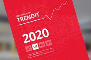 Rakennusalan trendit Q2/2020 on julkaistu