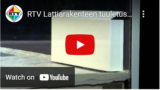 RTV Lattiarakenteen tuuletusjärjestelmä