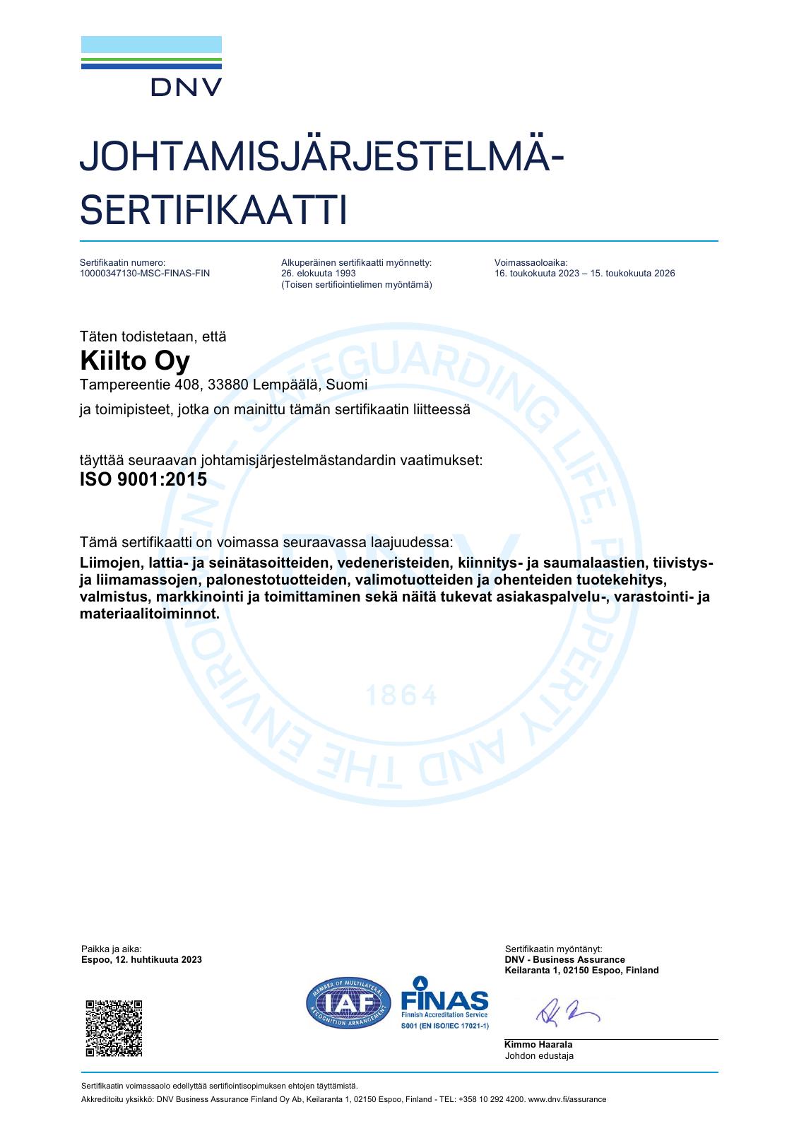 Sertifikaatti