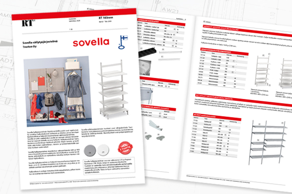 Sovella-säilytysjärjestelmän uusi RT-kortti