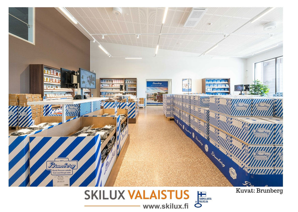 Suomen makein nähtävyys valaistiin uusimmalla tekniikalla Skiluxin toimesta!