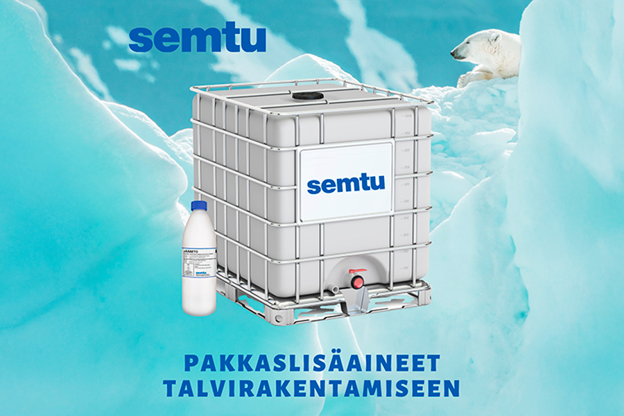 Talvibetonointi sujuu Semtun pakkaslisäaineilla
