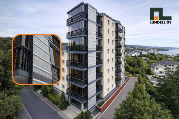 Teräksiset julkisivukoolaukset ja kiinnikkeet – kestävä ratkaisu julkisivurakentamiseen