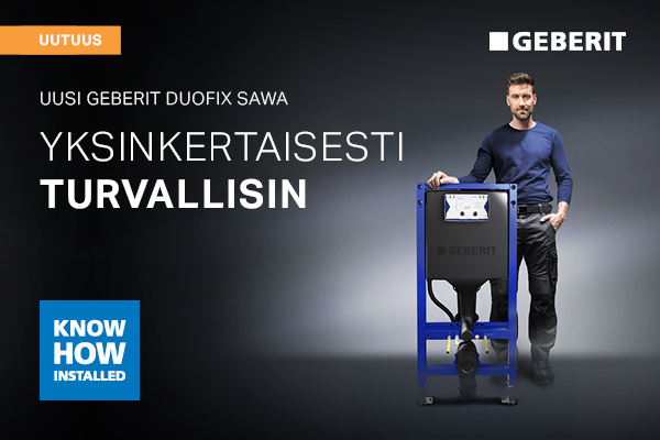 Turvallisin seinä-WC-asennuselementti